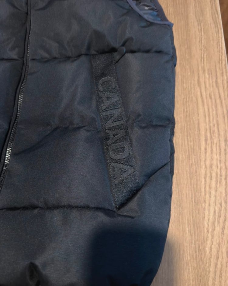 Zavetti Canada Black Puffer Vest image 4