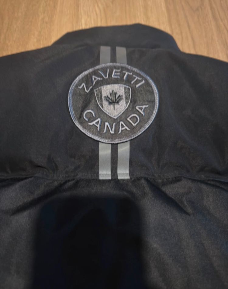 Zavetti Canada Black Puffer Vest image 10
