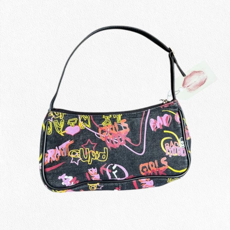 Other y2k graffiti denim mini handbag 💋 product image