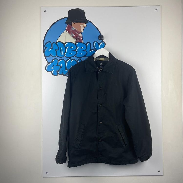 Stüssy Black Stussy 100% Cotten Harrington Jacket with poppers, really high quality Jacket a classic staple product image