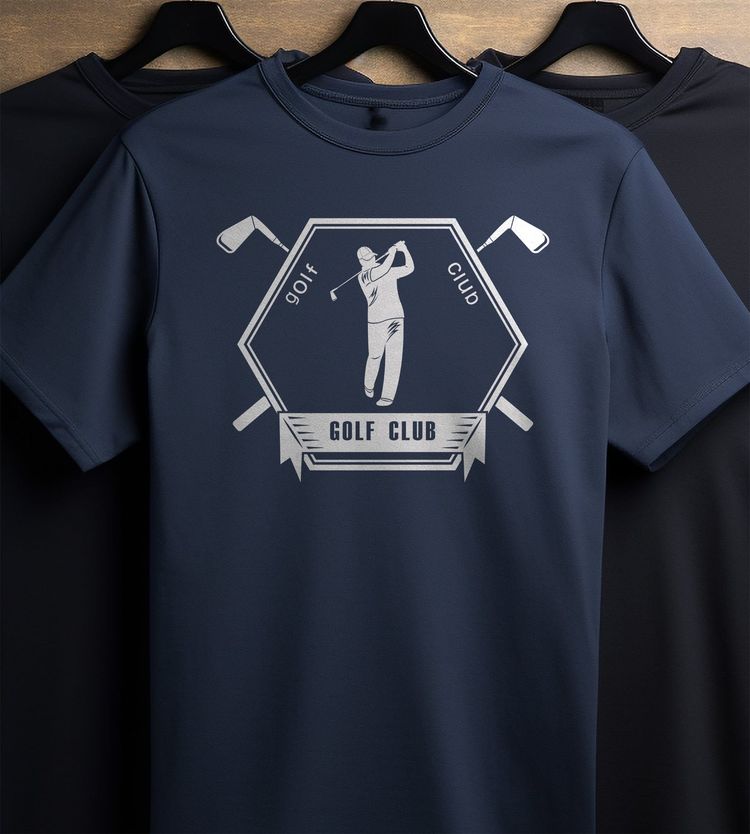 Golf-02 Swing into t-shirt AU 2