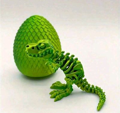 3d printed t-rex egg colours vary