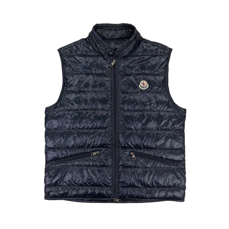 Moncler Men’s Navy GUI Gilet - Size 3 image 1