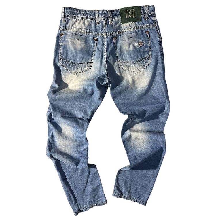 Dsquared2 Men'S Blue Denim Jeans Anni 2000 Uomo (46 IT)