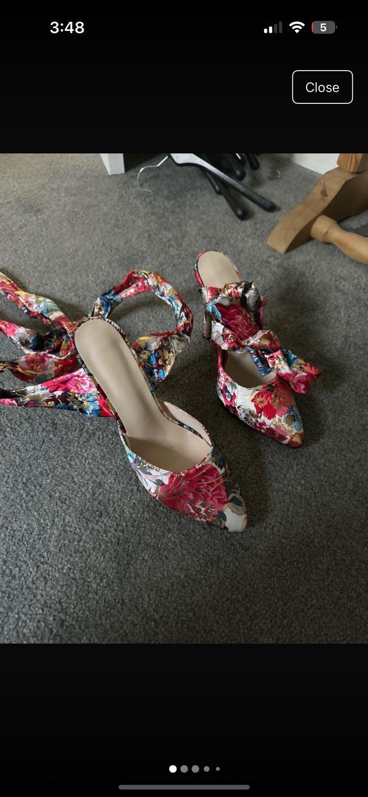 Other floral high-heeled sandals product image