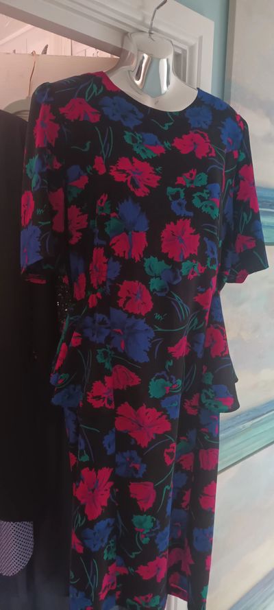 Vintage Floral Dress vintage