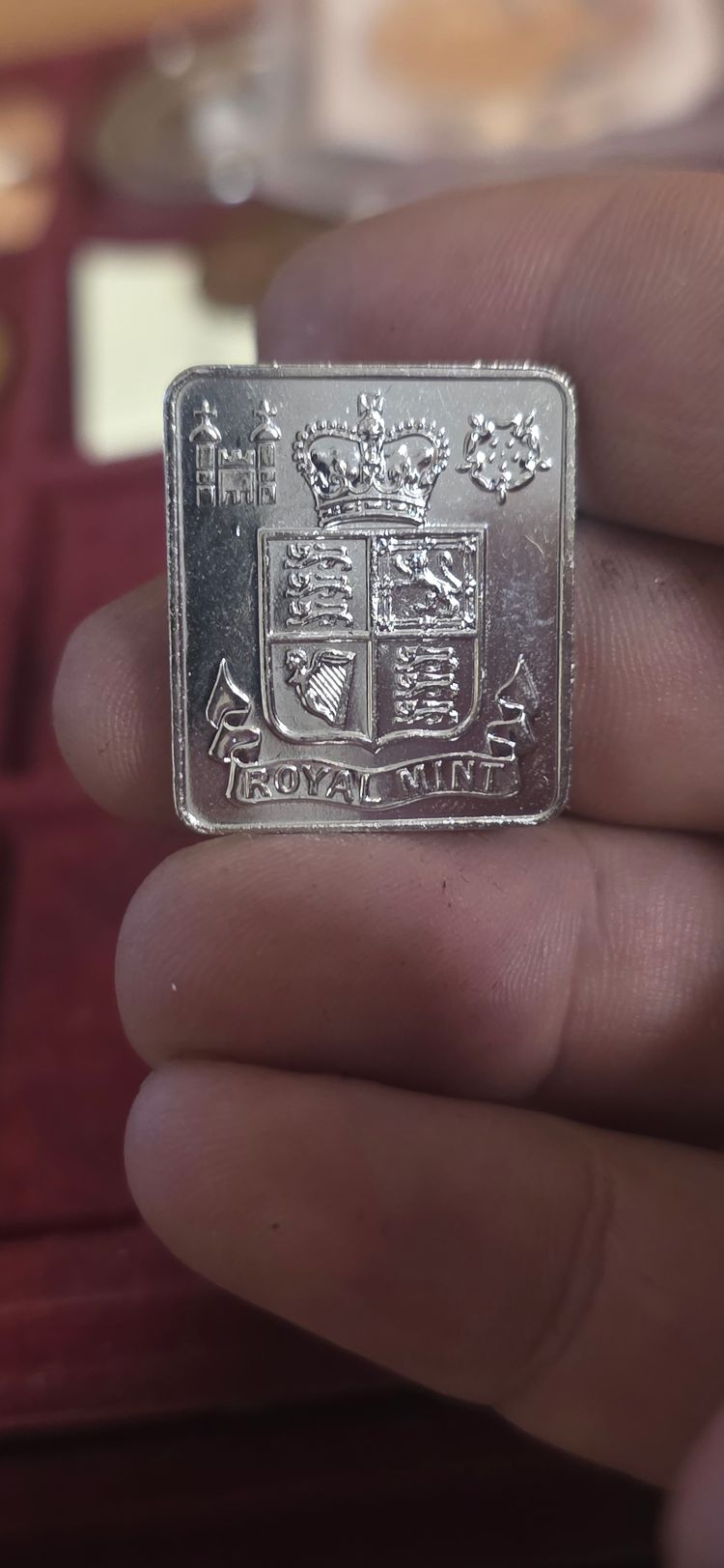 Royal Mint Commemorative Silver Bar £4 3