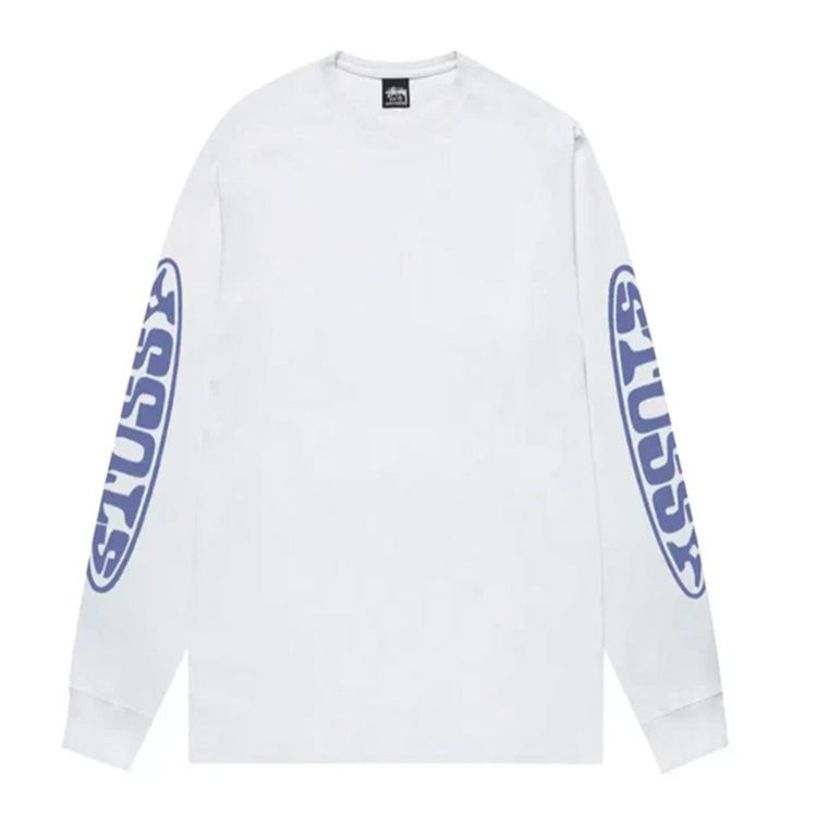 Stussy Pill Long-Sleeve Tee White