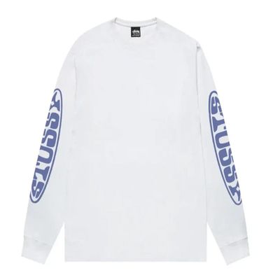 Stussy Pill Long-Sleeve Tee White