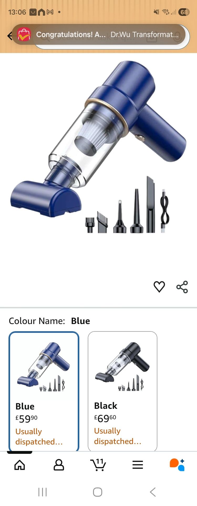 Other Handheld Vacuum Cleaner With Attachments product image