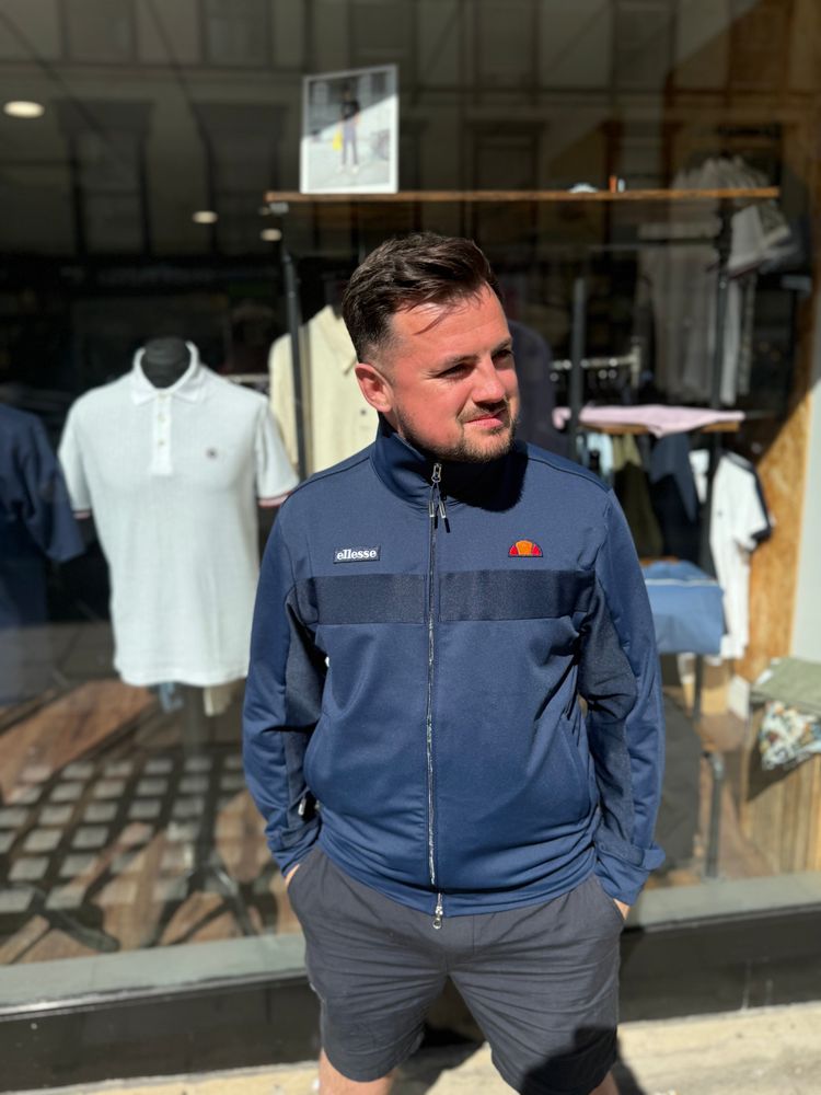 Ellesse Ellesse Riminali Track Top In Navy - Vivere Per Sempre Range product image