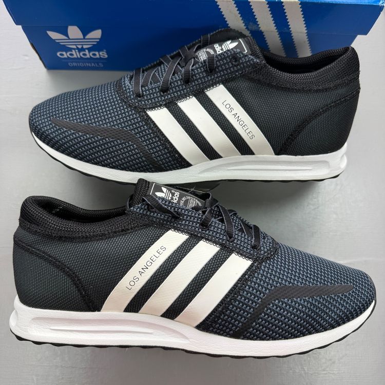 Adidas Originals Los Angeles LA Size UK 9.5 Black White Men's Trainers S42027 image 1