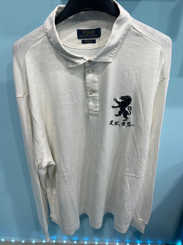 Ralph Lauren White Long Sleeve Shirt With Number 15 product image
