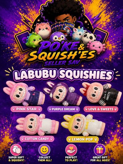Labubu Squishies Plush Toys