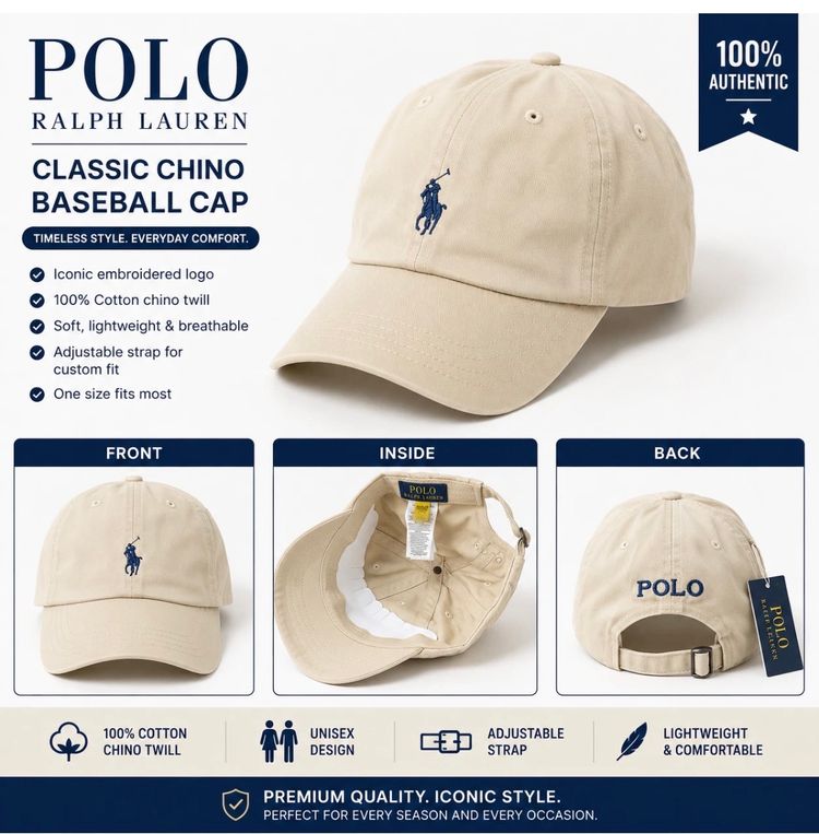 Polo Classic Chino Baseball Cap product image