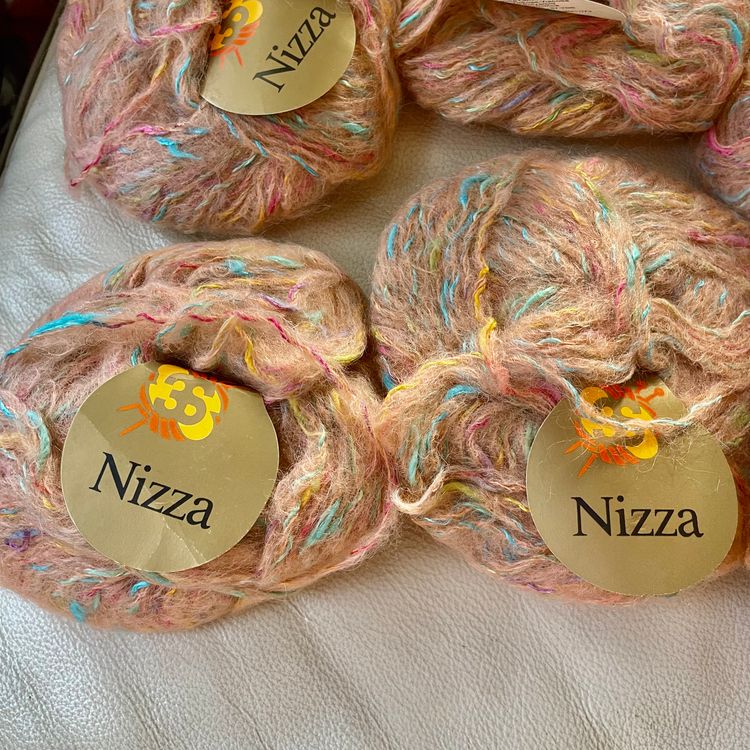Nizza Multicolor Mohair Yarn imagen 2