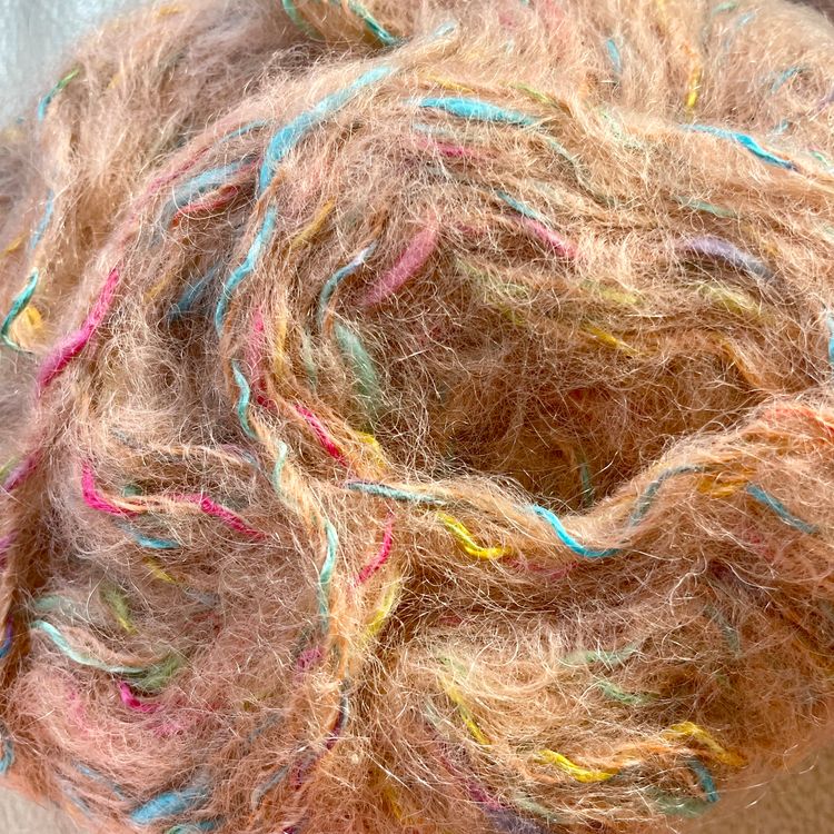 Nizza Multicolor Mohair Yarn imagen 4