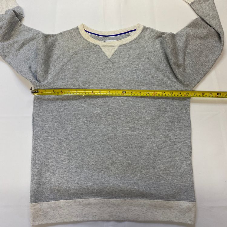 Champion Two-Tone Raglan Crewneck Sweatshirt - Grey (M) image 7