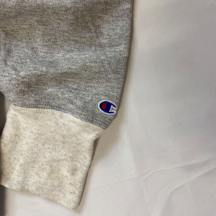 Champion Two-Tone Raglan Crewneck Sweatshirt - Grey (M) image 6