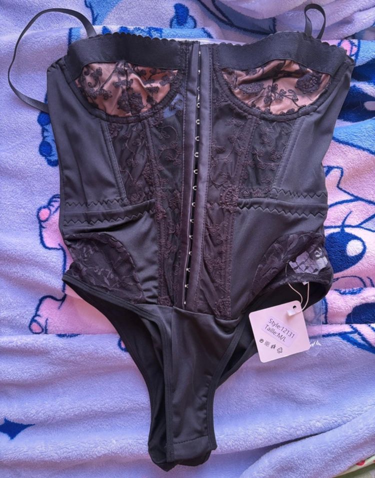 Other Black Lace Corset Bodysuit product image