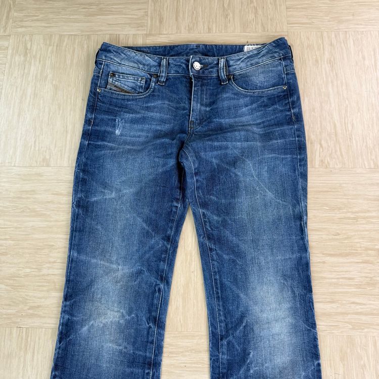 Diesel 2000's fitted washed denim ronhary bootcut jeans (S) image 9