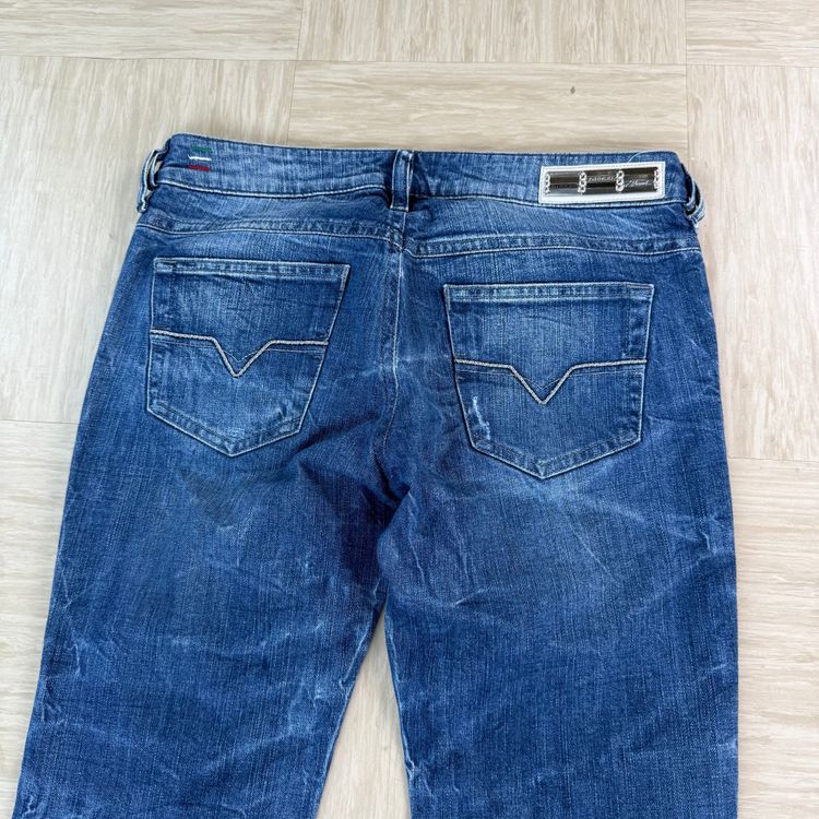 Diesel 2000's fitted washed denim ronhary bootcut jeans (S) image 5