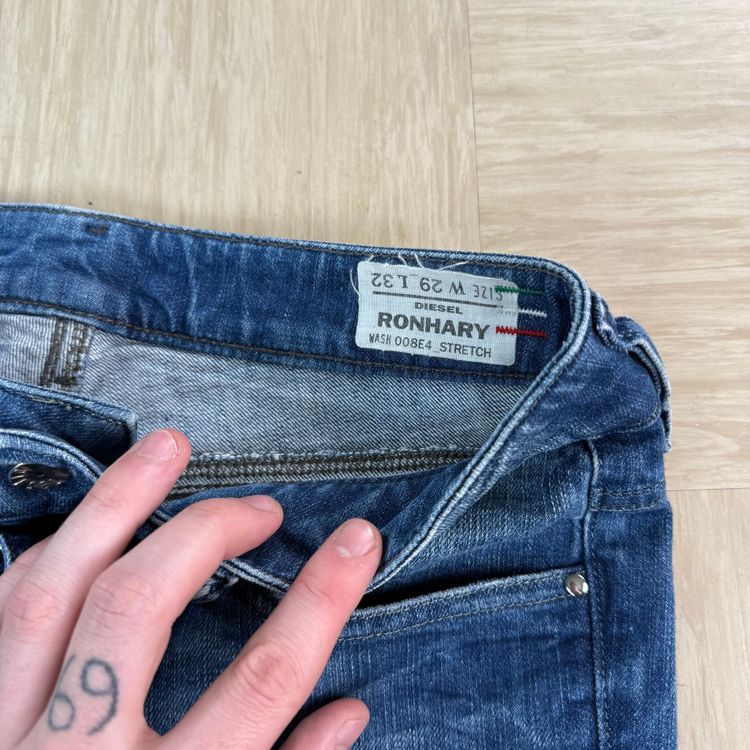 Diesel 2000's fitted washed denim ronhary bootcut jeans (S) image 15