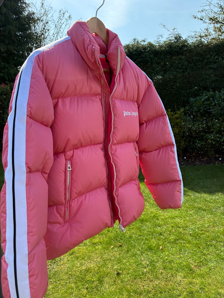 Palm Angels Pink Puffer Jacket image 6