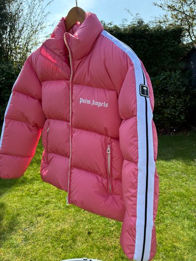 Palm Angels Pink Puffer Jacket