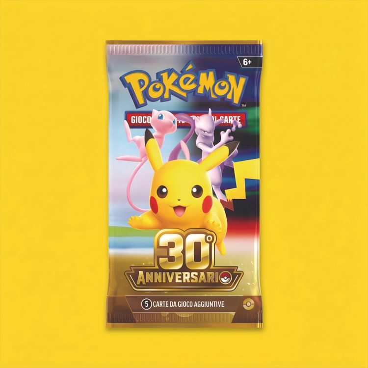 1x Bustina Pokémon 30esimo Anniversario imagen 1