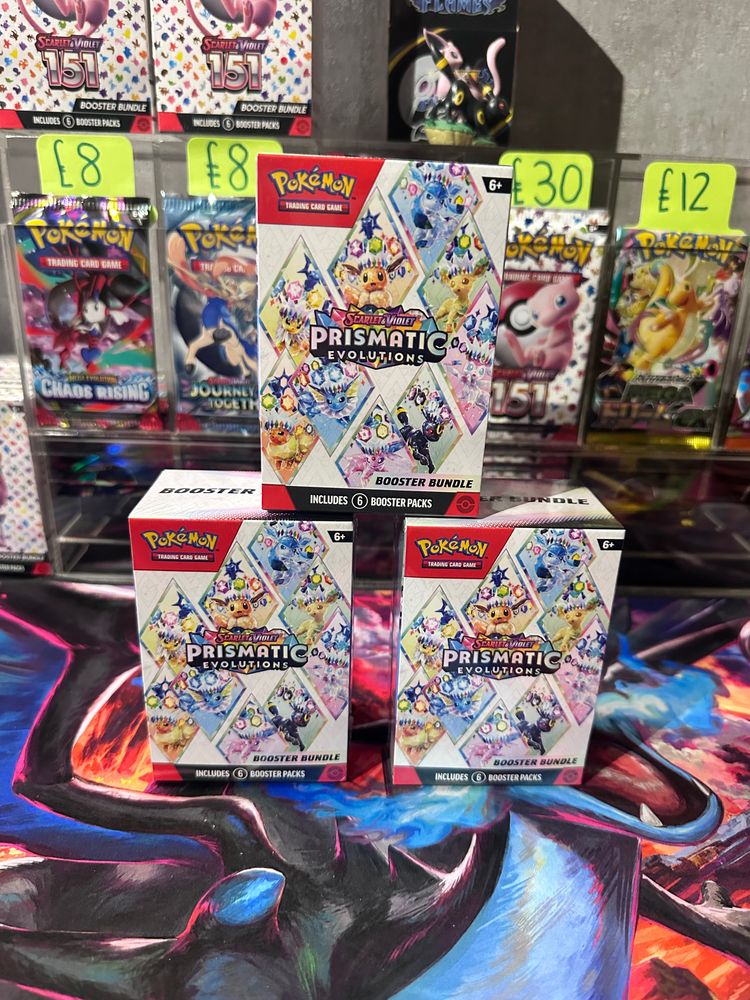 Pokémon Prismatic Evolutions Booster Bundle