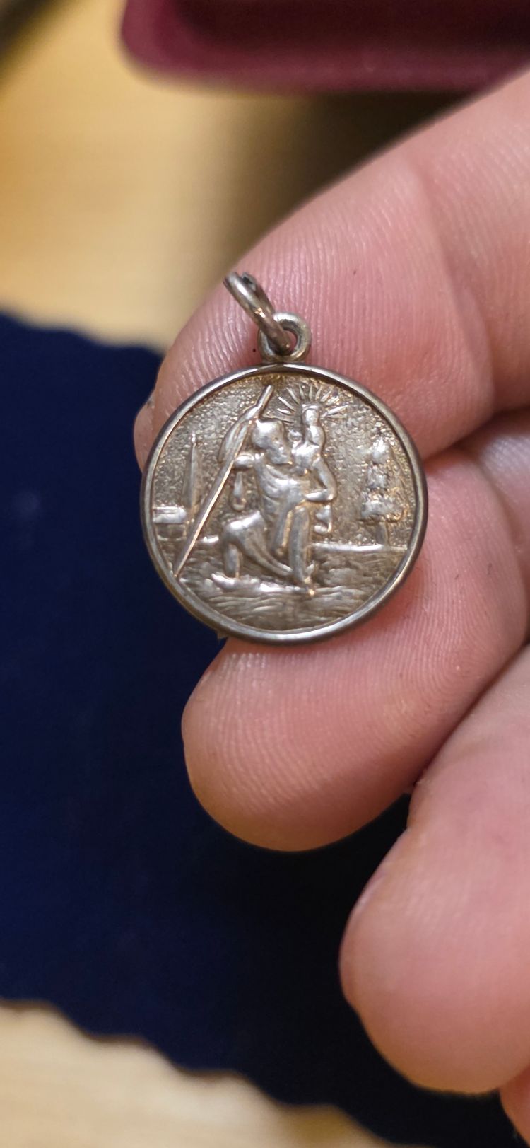 £15, Silver Religious Pendant Charm 925 sterling silver  image 2