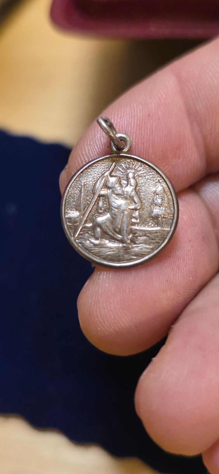 £15, Silver Religious Pendant Charm 925 sterling silver  image 3