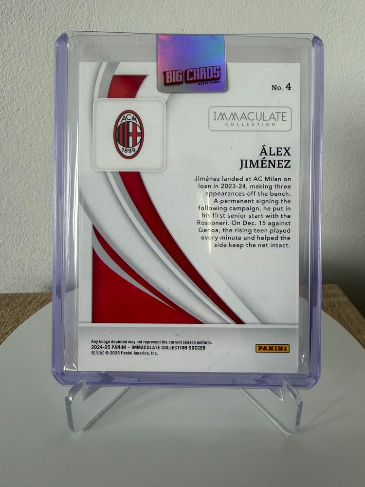 Alex Jimenez 30/70 Immaculate 24/25 image 2