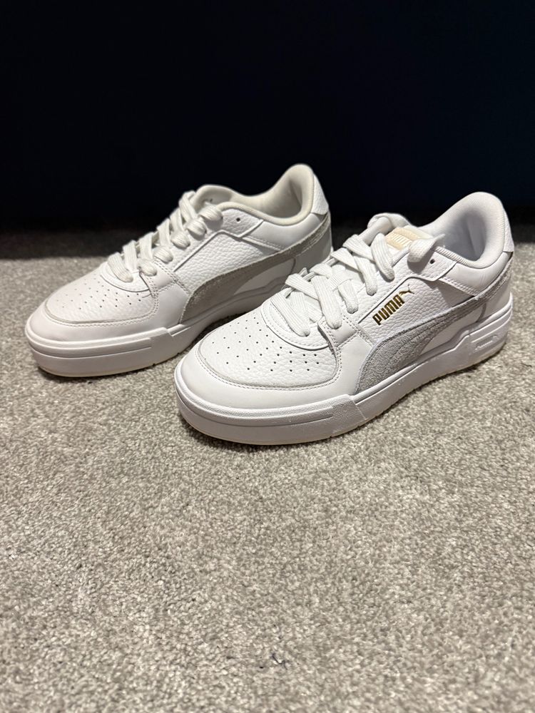 Puma White Sneakers obraz 1