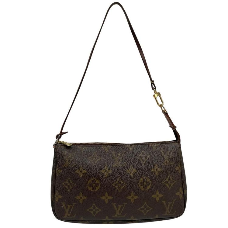 Immagine di Pre-Loved Louis Vuitton Pochette Accessoires Monogram Shoulder Bag 3