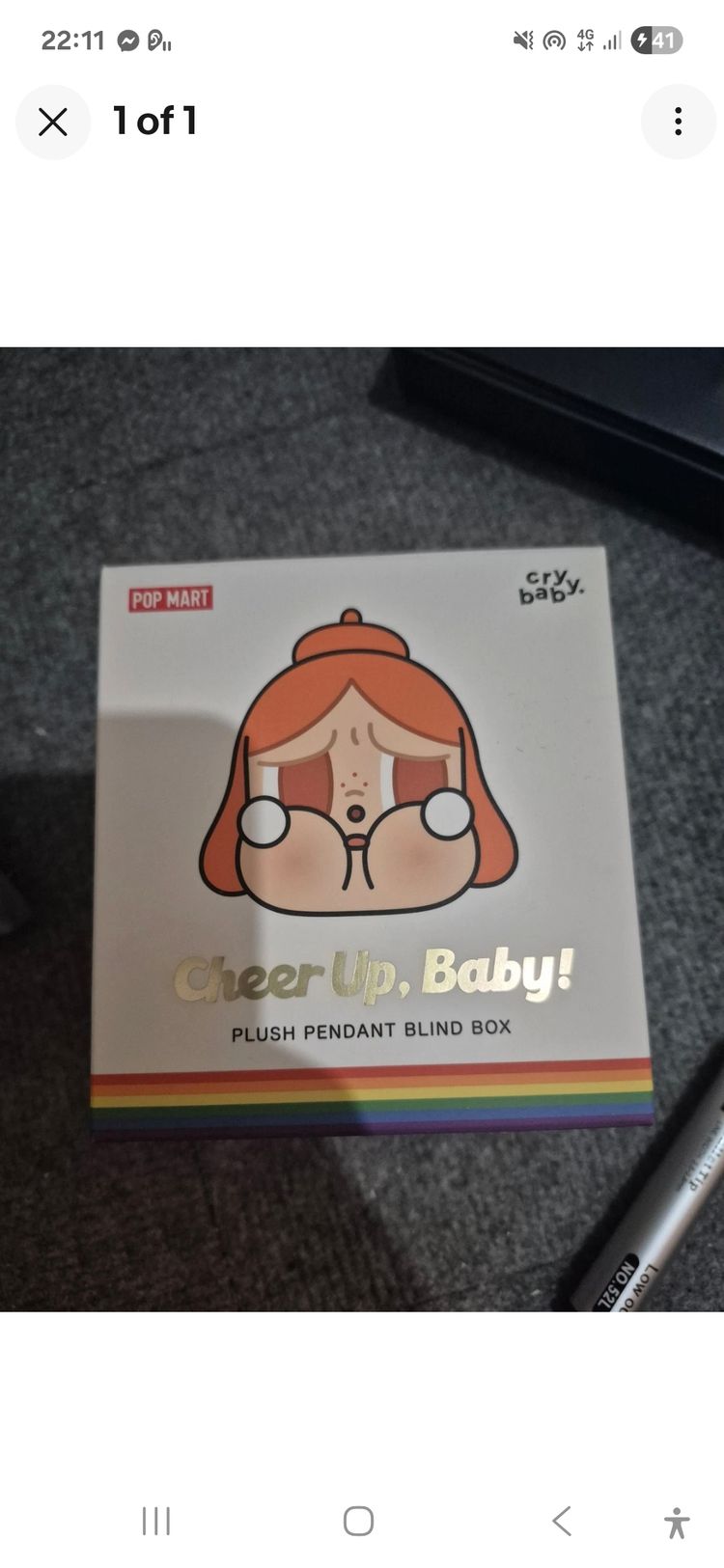 Pop Mart Cheer Up, Baby! Plush Pendant Blind Box product image