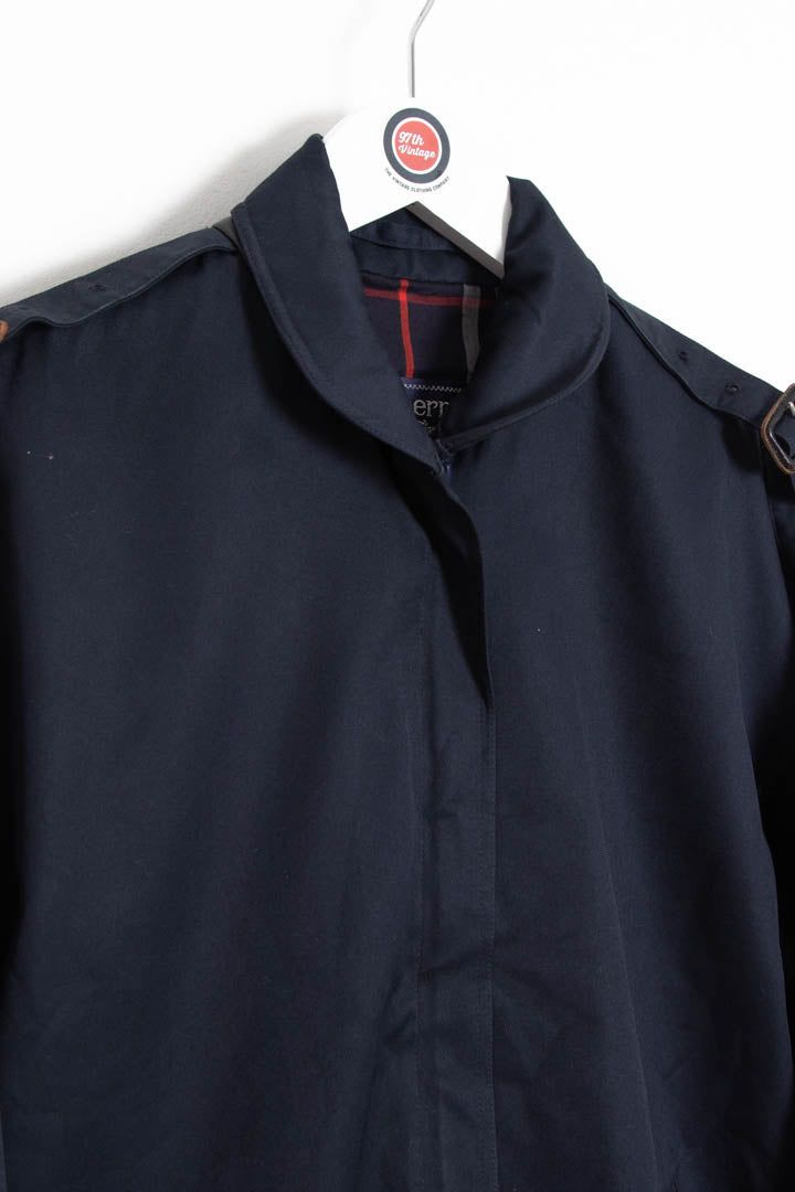 Women's Burberry Leather Trim Harrington Jacket (S) imagen 2