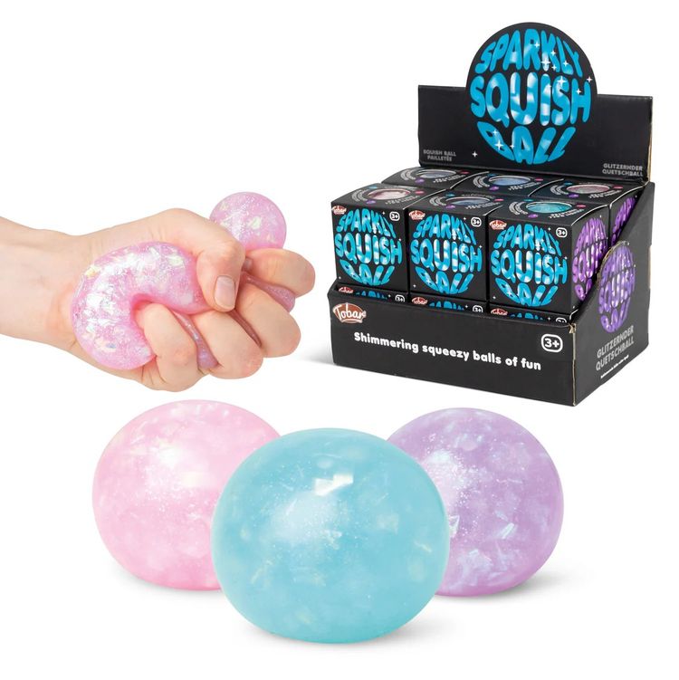 Scrunchems Sparkly Squish Ball - Assorted - Each