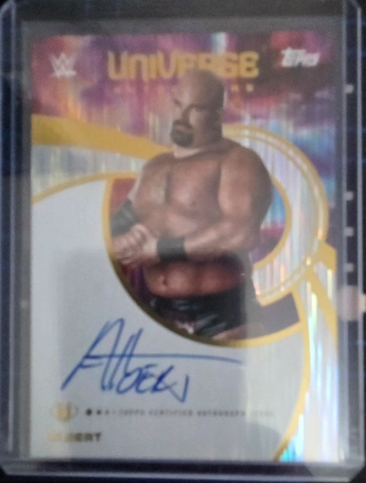 WWE Wwe Universe Topps Albert autograph on card  product image