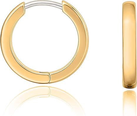 Gold Hoop Earrings image 1