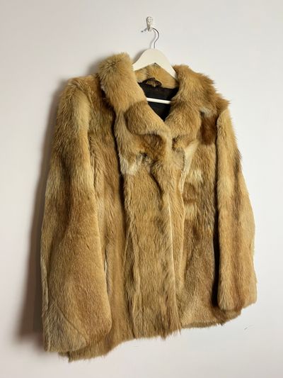 90s Vintage Genuine Fox Fur Coat