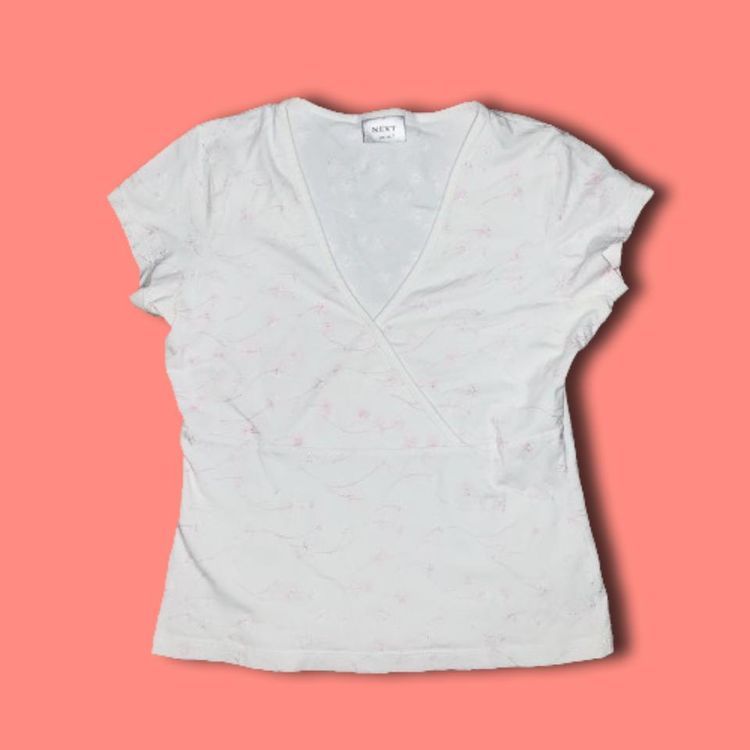 * VINTAGE EMBROIDERED SAKURA TOP * image 1