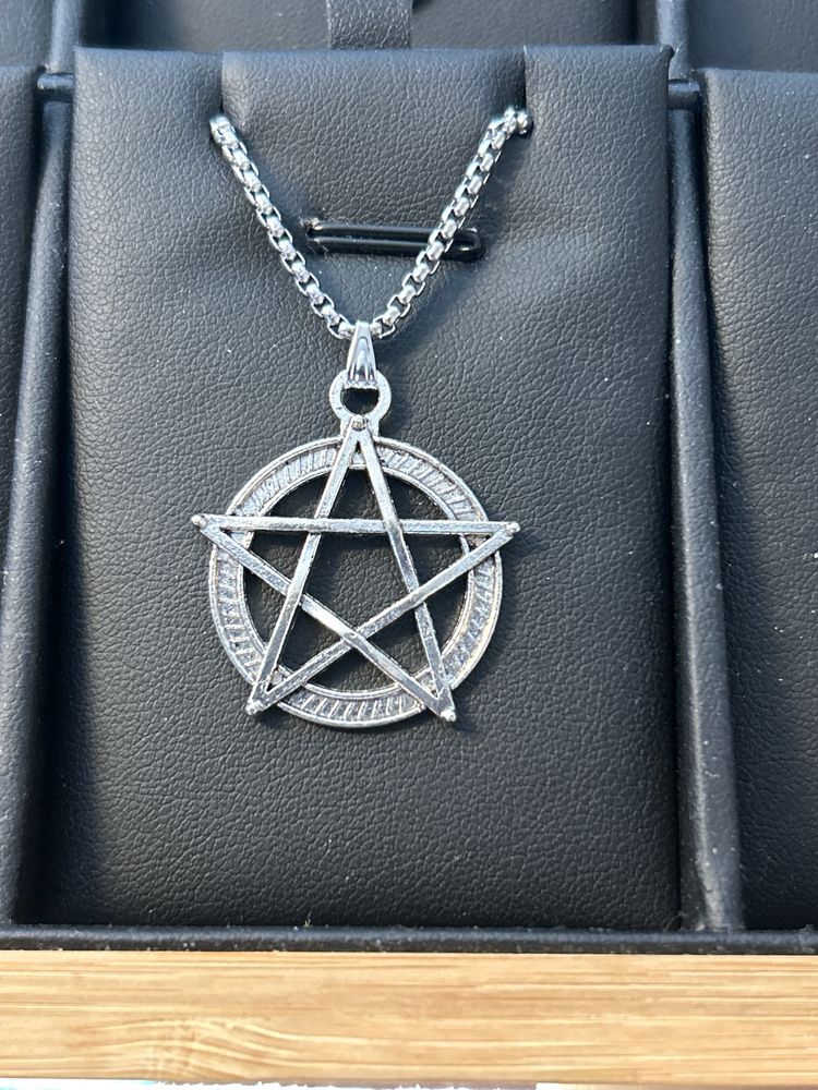 Other Silver Pentagram Pendant Necklace product image