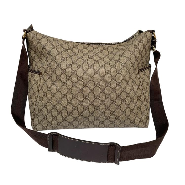 Immagine di Pre-Loved Gucci Supreme GG Monogram Diaper Changing Shoulder Bag 9