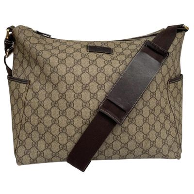 Pre-Loved Gucci Supreme GG Monogram Diaper Changing Shoulder Bag