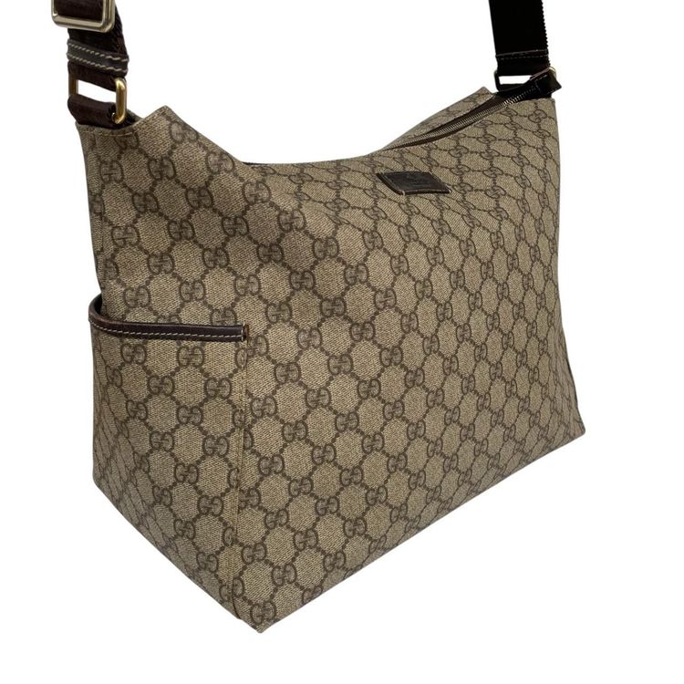Immagine di Pre-Loved Gucci Supreme GG Monogram Diaper Changing Shoulder Bag 5