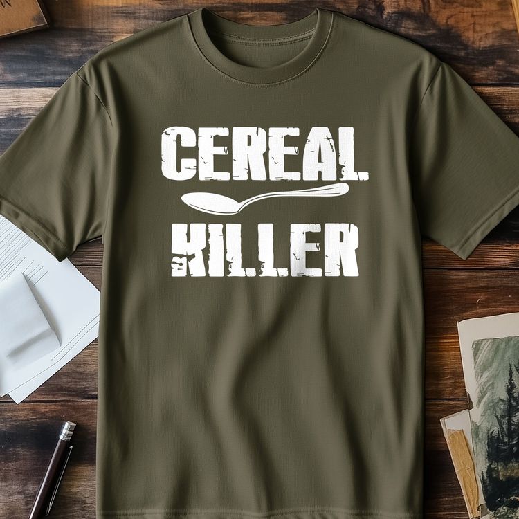 Cereal Killer Spoon T-Shirt AU image 1