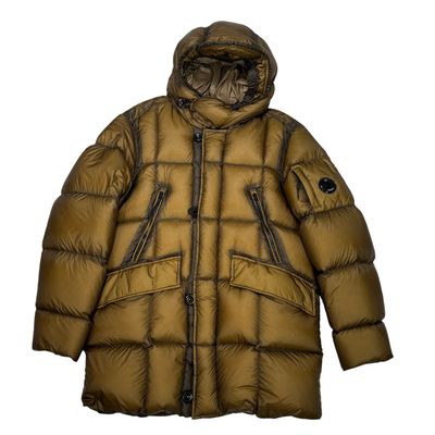 C.p. Company DD Shell Brown Puffer Jacket