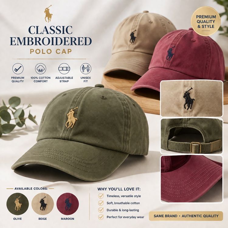 Polo Classic Embroidered Polo Cap product image